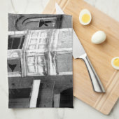 Oude Appartementsgebouwen Z/W Theedoek (Quarter Fold)
