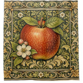 Oude appel schilderij  douchegordijn (Voorkant)