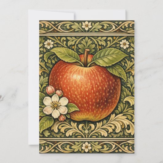 Oude appel schilderij  kaart (Voorkant)