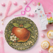 Oude appel schilderij  papieren bordje (Feest)