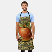 Oude appel schilderij  schort (Gedragen)