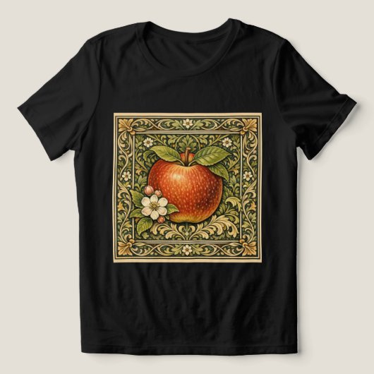 Oude appel schilderij  Tri-Blend shirt (Design voorkant)