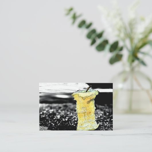 Oude appel visitekaartje (Staand voorkant)