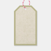 Oude appelbloesem | Initiaal | Trouwen Cadeaulabel (Achterkant)