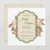 Oude appelbloesem | Trouwuitnodiging Kaart (Voorkant / Achterkant)