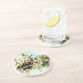 Oude appelbloesems zandsteen onderzetter (Zijkant)
