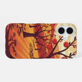 Oude appelboomgaard iPhone 16 hoesje (Achterkant horizontaal)