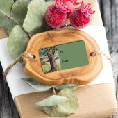  Oude Apple Tree Meadow Field Etiket