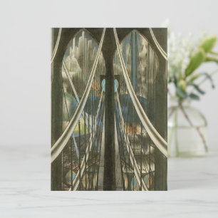 Oude architectuur, Brooklyn Bridge-pensioen Kaart