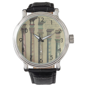 Oude Architectuur, de 5 Architecturale Orden Horloge