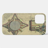 Oude architectuur, decoratieve hoofdletterkroon Case-Mate iPhone case (Achterkant (horizontaal))