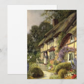 Oude architectuur, landhuisje (Voorkant / Achterkant)