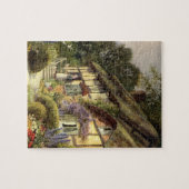Oude architectuur, landhuisje legpuzzel (Horizontaal)
