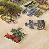 Oude architectuur, landhuisje legpuzzel (Zijkant)