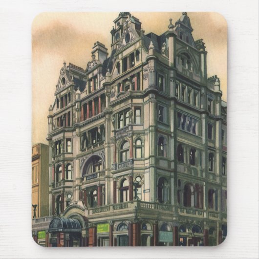 Oude architectuur Queens Hotel Leicester Square Muismat (Voorkant)