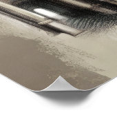 Oude architectuur Romeinse boogschutters  detail Poster (Hoek)