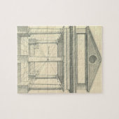 Oude architectuur, Romeinse portiek met zuilen Legpuzzel (Horizontaal)