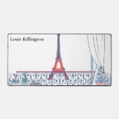 Oude architectuur van Parijs Haussmann Bureaumat (Voorkant)