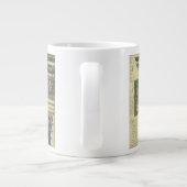 Oude architectuur, zuil met kroonlijstlijsten grote koffiekop (Achterkant)