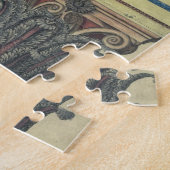 Oude architectuur, zuil met kroonlijstvorming legpuzzel (Zijkant)