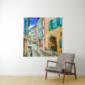 Oude architectuurkunst wandkleed (In situ)