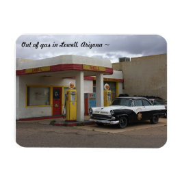 Oude Arizona-benzinestation Magneet