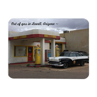 Oude Arizona-benzinestation Magneet