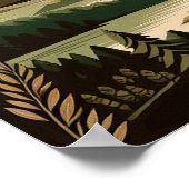 Oude Arkansas-reisposter Poster (Hoek)