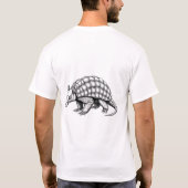 Oude Armadillo krijger T-shirt (Achterkant)