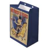 Oude Art Nouveau Danser Franse Poster Medium Cadeauzakje (Achterkant Gekanteld)