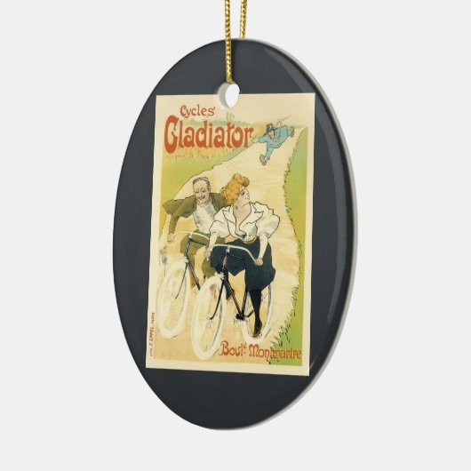 Oude Art Nouveau, Gladiator Cycles fietsen Keramisch Ornament (Links)