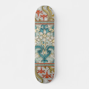 Oude Art Nouveau Narcis Patroon Verneuil Persoonlijk Skateboard