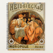 Oude Art Nouveau-posterontwerpen Planner (Voorkant)