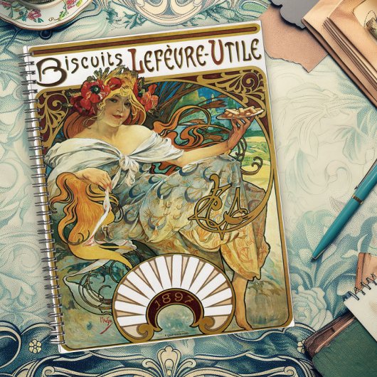 Oude Art Nouveau-posterontwerpen Planner