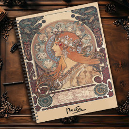 Oude Art Nouveau-posterontwerpen Planner