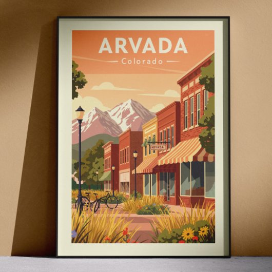 Oude Arvada Colorado Poster