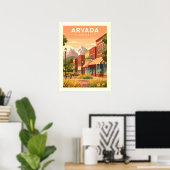 Oude Arvada Colorado Poster (Thuiskantoor)