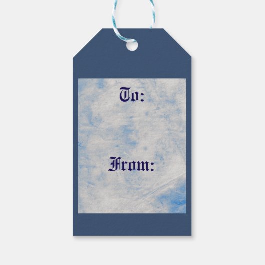 Oude Ash Zacharia 4:6 Cadeaulabel (Achterkant)