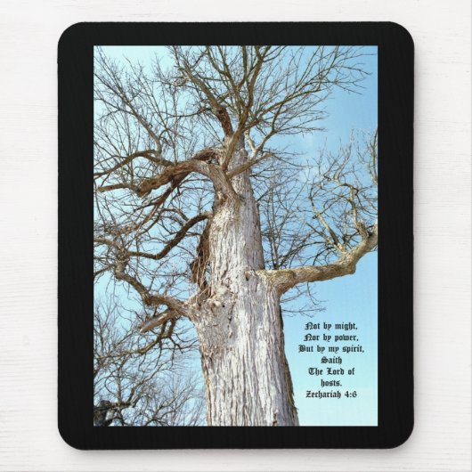 Oude Ash Zacharia 4:6 Muismat (Voorkant)