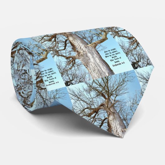 Oude Ash Zacharia 4:6 Stropdas (Opgerold)