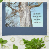 Oude Ash Zacharia 4:6 Theedoek (Gevouwen)