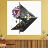 Oude Astrale Detector / Etude №19 Canvas Afdruk (Insitu (Woonkamer))