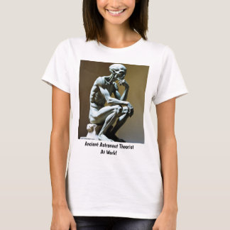 Oude astronaut theoreticus - denker t-shirt