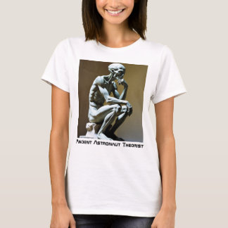 Oude astronaut theoreticus - denker t-shirt