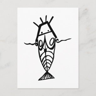 Oude astronauten briefkaart