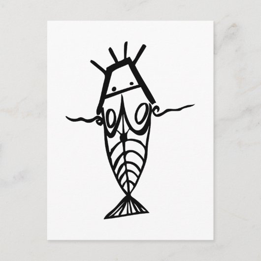 Oude astronauten briefkaart (Voorkant)