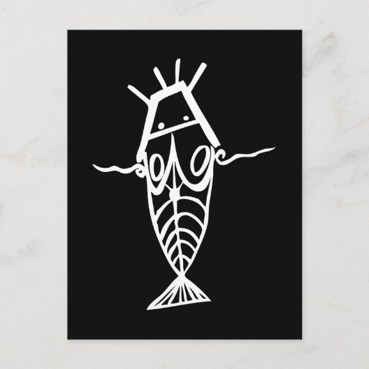 Oude astronauten briefkaart (Voorkant)