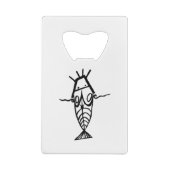 Oude astronauten creditkaart flessenopener (Achterkant)