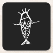 Oude astronauten kartonnen onderzetters (Voorkant)