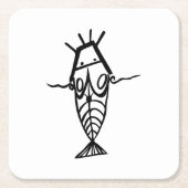 Oude astronauten kartonnen onderzetters (Voorkant)